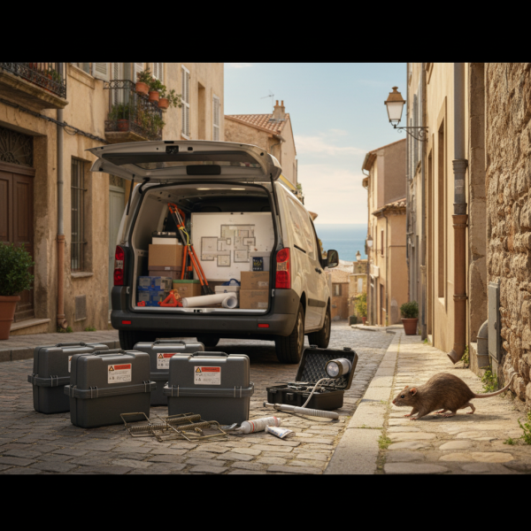 Dératisation dans un immeuble résidentiel à Fréjus vers Saint Raphael : intervention urgente, traitement anti-rongeurs professionnel, tarif accessible et prestations certifiées CERTIBIOCIDE